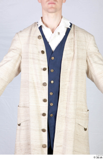  Photos Man in Historical formal suit 4 18th century Historical Clothing beige jacket blue shirt upper body 0001.jpg